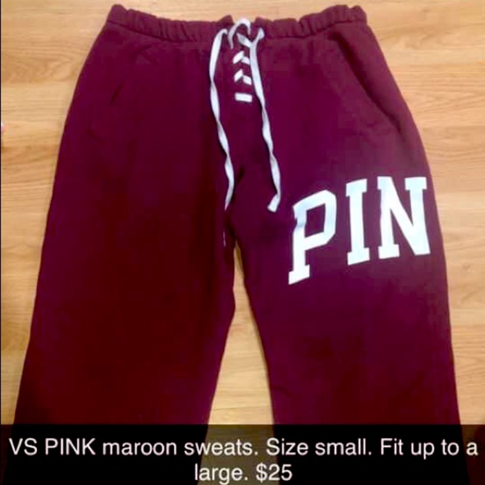 Women’s VS PINK Sweats.